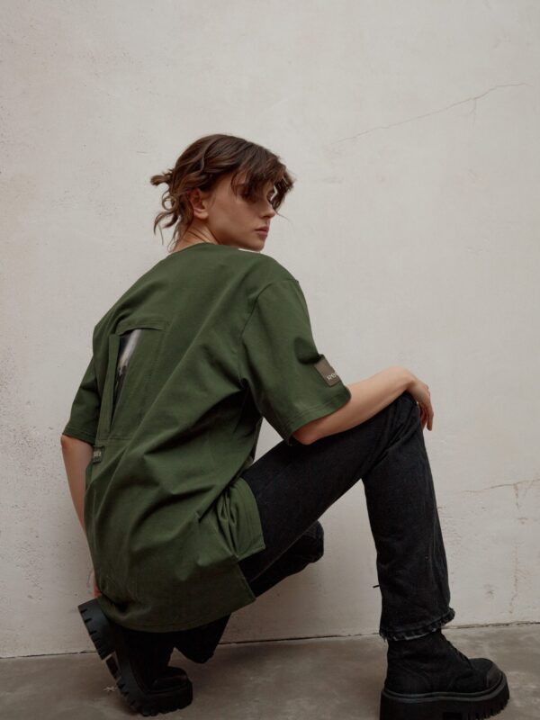 Unisex T-shirt from charity collection Let Yourself Be/Дозволь собі бути.<span> - </span>GREEN