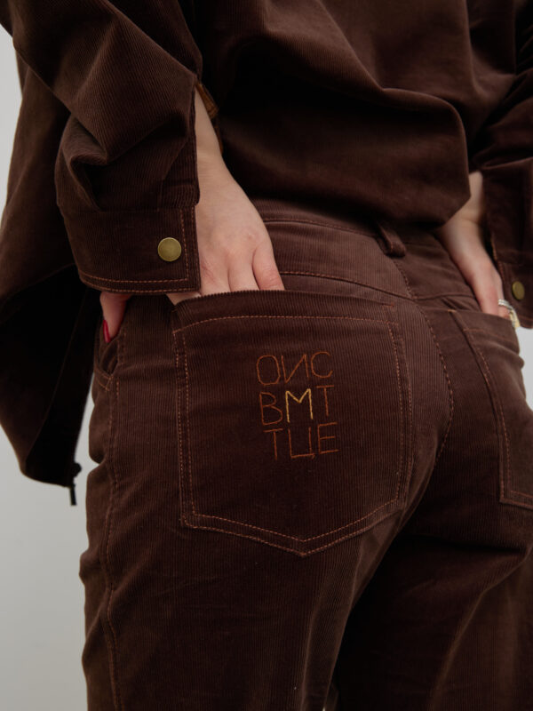 Corduroy pants Art<span> - </span>BROWN