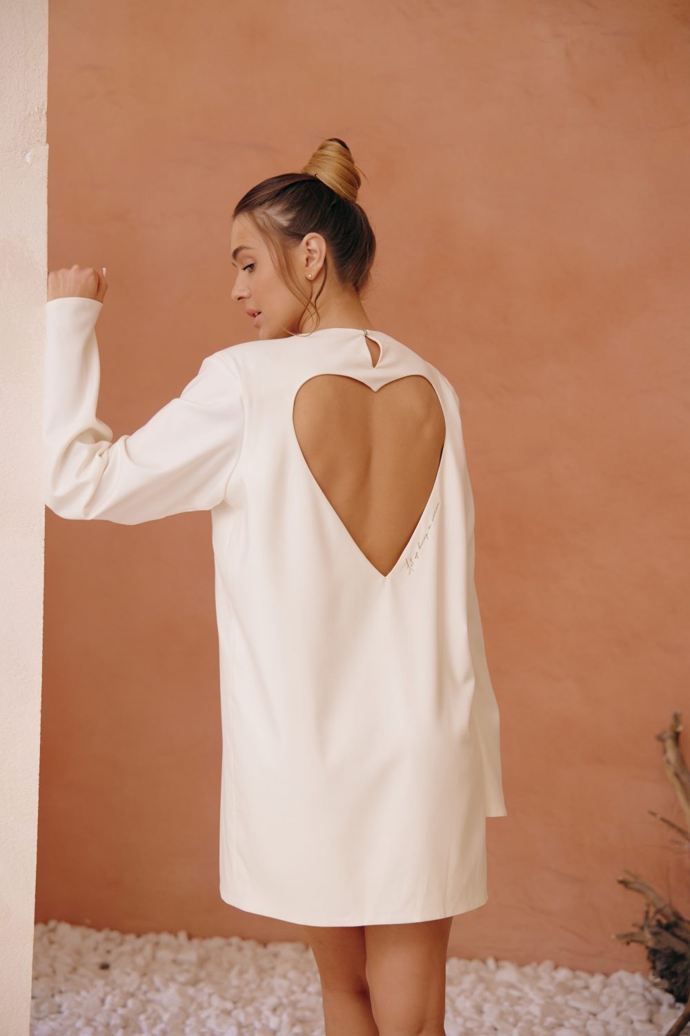 Heart Dress with Embroidery The Art of Being a Woman