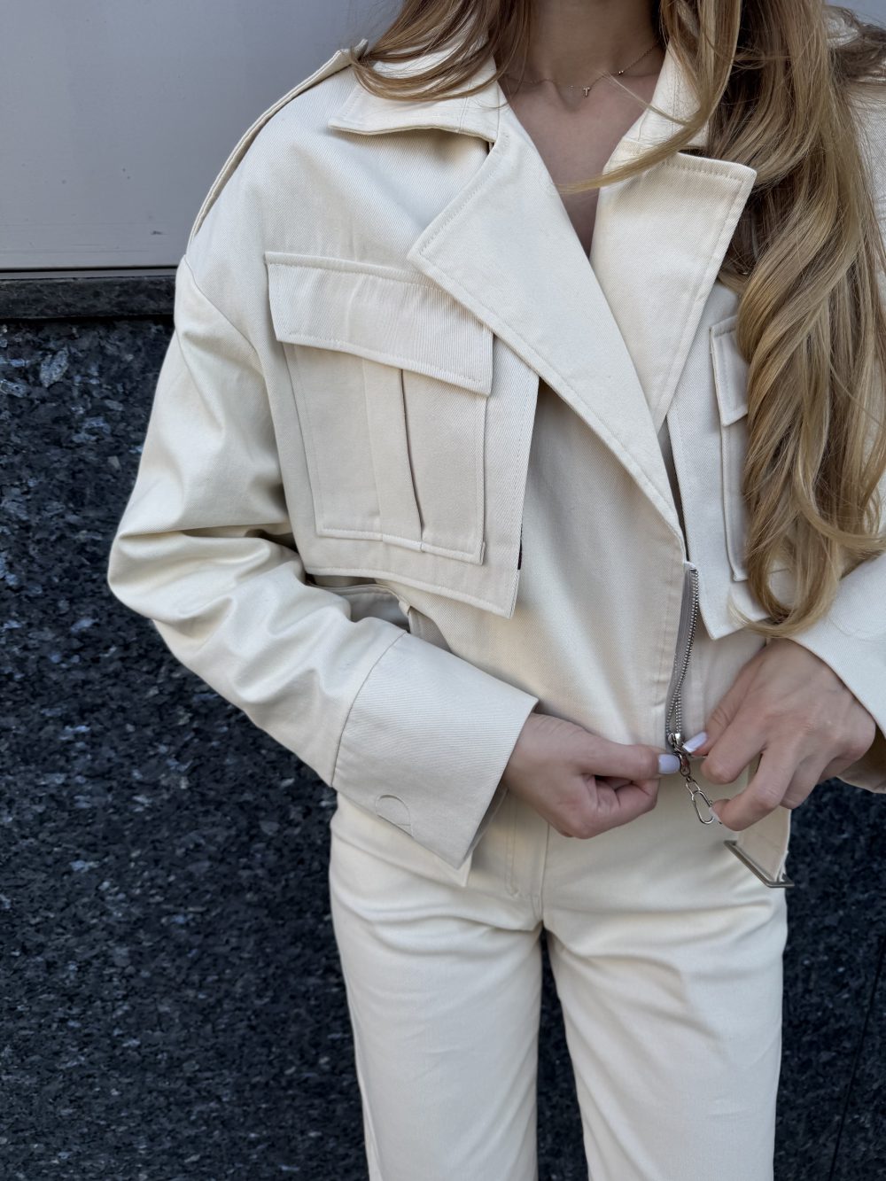 Сopped trench coat - Image 2
