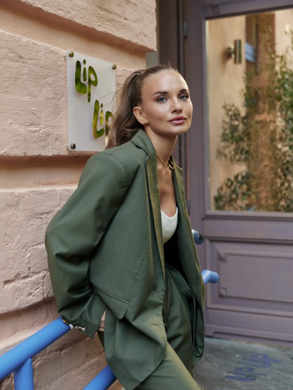 Follow your ART Olive Blazer