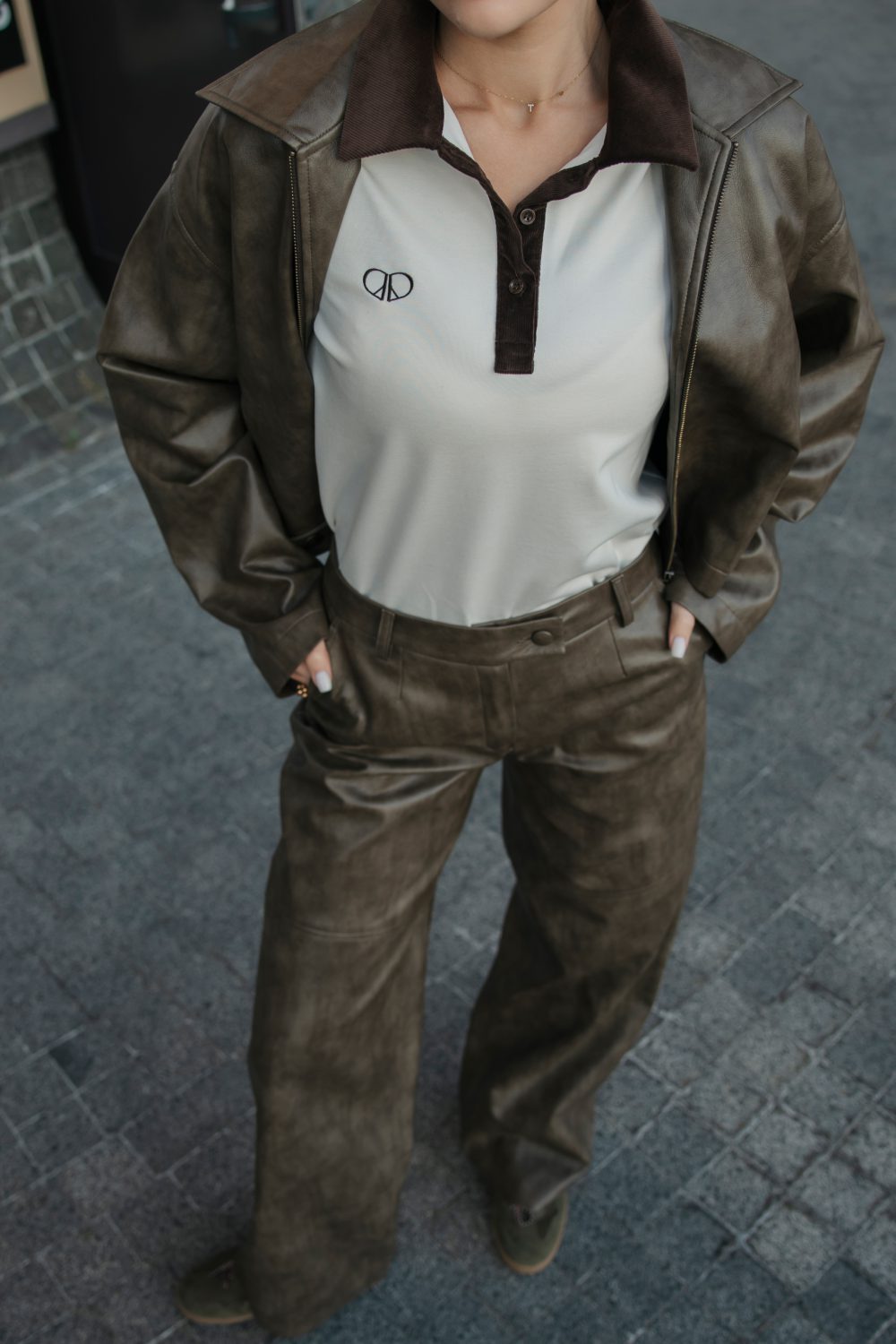 Follow your Art Eco-Leather Jacket - Зображення 4