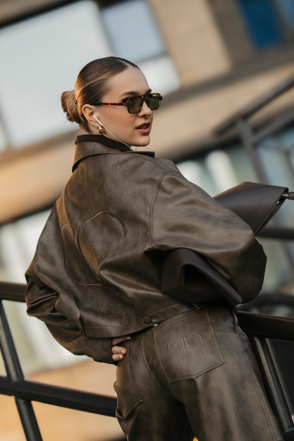 Follow your Art Eco-Leather Jacket - Зображення 7