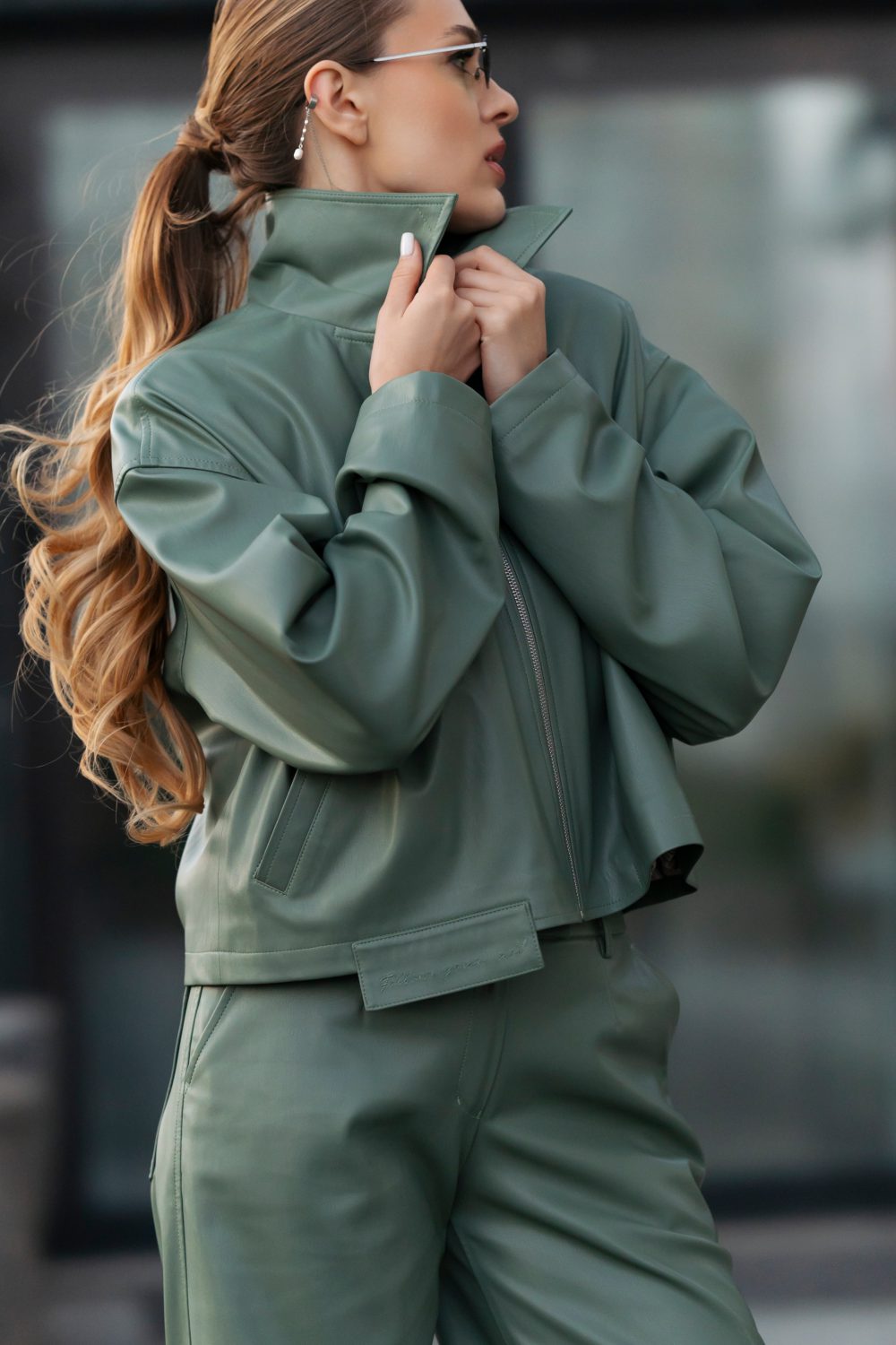 Follow your Art Eco-Leather Jacket - Зображення 20