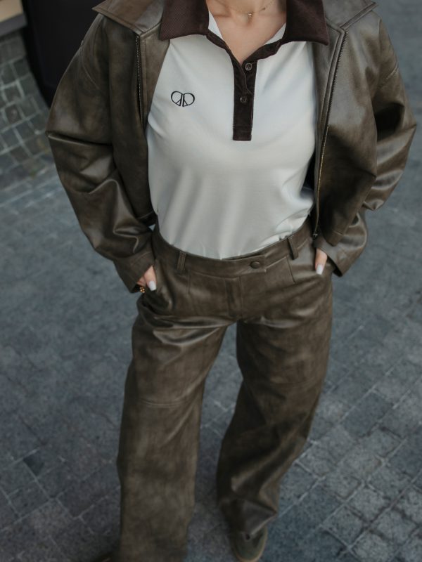 Follow your Art Eco-Leather Pants