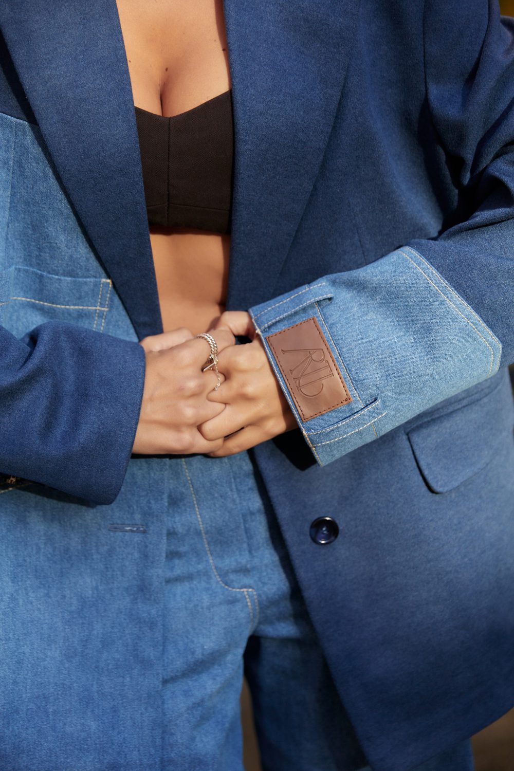 Follow your ART Oversized Mixed-Fabric Blazer - Зображення 12