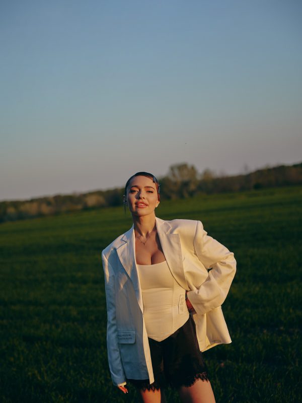 Linen jacket Wild as fire milk